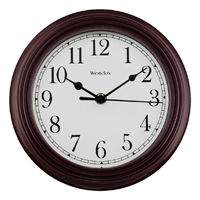 46983 RND WALL CLOCK BURG 8.5