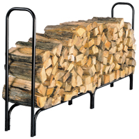 RACK LOG HOLDER 96X13X45IN BLK