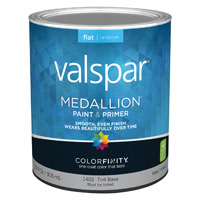 Valspar Interior Flat Tint Base Paint quart