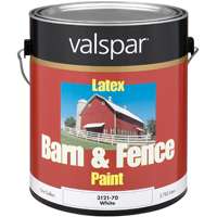 PAINT BARN FENCE LATEX WHT GA