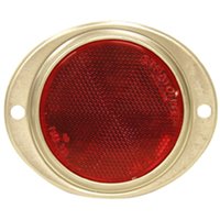 REFLECTOR AUTO ALUM RED 3IN