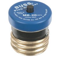 FUSE PLUG MINI BRKR RESETS 20A