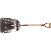 RAZOR-BACK 53130 Scoop Shovel, 15-1/4 in W Blade, 19-3/4 in L Blade,