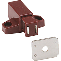 LATCH MAGNETIC PLASTIC BROWN