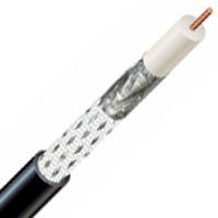 COAXIAL CABLE RG6 1000FT BLACK