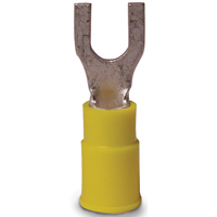 12-10AWG YEL SPADE TERMINAL