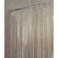SHOWER CURTAIN-LINER CLR VNYL
