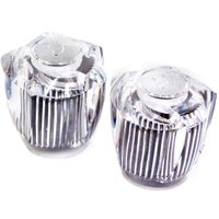 TUB FAUCET HANDLES CLEAR