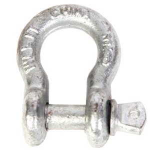 3/8 ANCHOR SHACKLE GALV