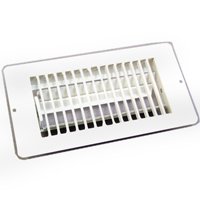 WHITE 4X8 FLOOR REGISTER