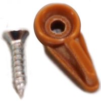 STORM WINDOW CLIP BROWN 50PK
