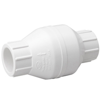 PVC CHECK VALVE 1/2 SXS 200PSI