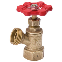 B & K ProLine Series 102-803HC Boiler Drain Valve, 1/2 in Connection, FIP,