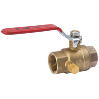 VALVE STOP-WASTE BRASS 1/2IPS