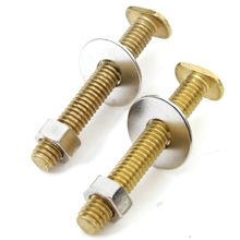 TOILET BOLT SET 5/16X2-1/4 BRS
