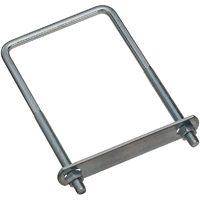 NAT-N222406 BOLT U SQUARE ZINC