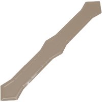 BAND DOWNSPOUT ALUM 3IN BROWN