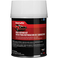 Bondo 312 Body Repair Kit Can, Liquid, Pungent Styrene, Slight Ester