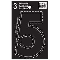 HYK-30405 NMBR HO 5 VINYL 3 BLK