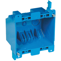 B225R-UPC PVC OUTLET BOX 2G