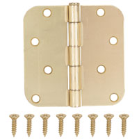 MIN-6498752 DOOR HINGE SAT BRASS