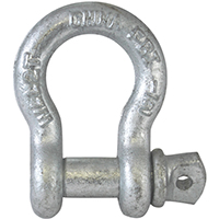 STEEL ANCHOR SHACKLE 1/4IN