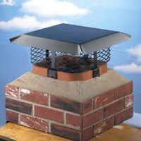 CAP CHIMNEY ADJ 3/4IN MESH