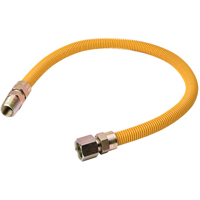 GAS CONNECTOR Y 3/8 1/2M/F 24