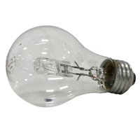 HALOGEN BULB 28W A19 CLEAR 2PACK