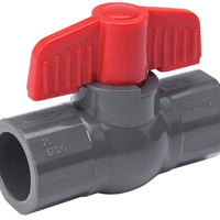 PVC BALL VALVE 3/4 SCH80 SOL