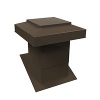 302-12-B SLOPE ROOF VENT BRN