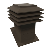 301-12-B SLOPE ROOF VENT BRN