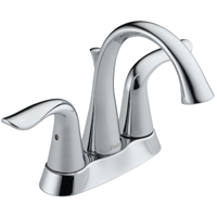 FAUCET LAVATORY 2HDL CTRST CHR