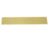 Schlage C8400B3-6X34 Kick Plate, 34 in L, 6 in W, Brass