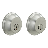 DEADBOLT DOUBLE CYL SAT CHROME