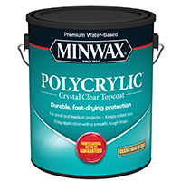 Minwax Polycrylic 14444000 Protective Finish Paint, Semi-Gloss, Liquid,