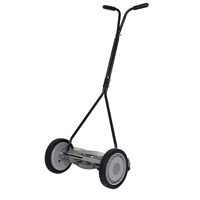 GREAT STATES 415-16 Reel Lawn Mower, 16 in W Cutting, 5-Blade, T-Shaped