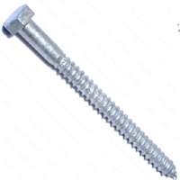 SCREW LAG HEX GALV 5/16X4