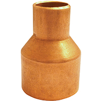 COUPLING COPPER CXC 3/8X1/4
