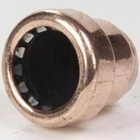 PUSH FIT TUBE CAP CU 3/4
