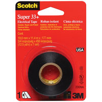 3M-200 TAPE ELECTRIC BLK 3/4X450