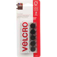 FASTENER VELCRO COIN 5/8IN BLK