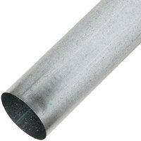 GUTTER DOWNSPOUT 4IN PLN RND 28G
