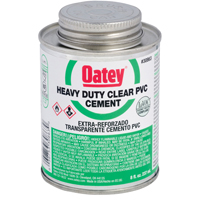 Oatey 30863 Solvent Cement, 8 oz Can, Liquid, Clear