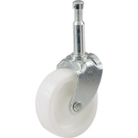 9053 WHITE STEM CASTER 1-1/4