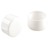 9109 WHITE PLASTIC TIP 1IN