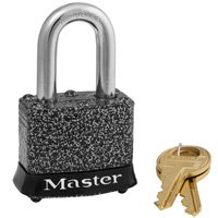 PADLOCK STL KD VRTCLR 1-1/8IN