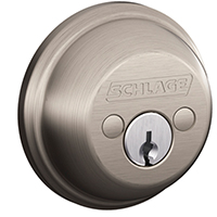 2-CYLINDER DEADBOLT K4 S NICKL