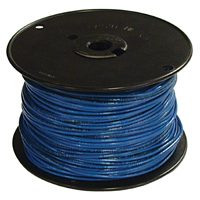 WIRE BLDG 14G SOL THHN BLUE 1FT