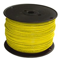 WIRE BLDG 12G SOL THHN YEL 1FT